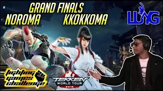Rip Watches Noroma vs Kkokkoma Grand Finals - Fighting Games Challenge 2019 - Tekken World Tour