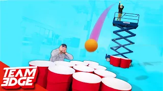 Giant Cup Pong With a Skylift! | Punishment edition!!