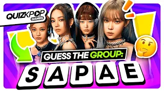 GUESS THE SCRAMBLED KPOP GROUP NAMES 🤪 | QUIZ KPOP GAMES 2022 | KPOP QUIZ TRIVIA