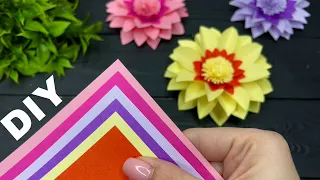 How to make Paper flowers Цветы из бумаги Своими руками