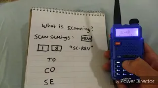Disaster Radio 06 - Scan settings for Baofeng UV-5R