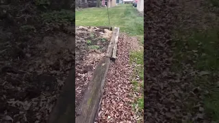 Railroad tie job in 15 seconds!