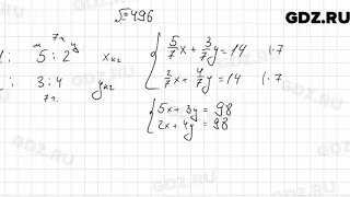 № 496 - Алгебра 9 класс Мерзляк