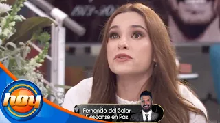 Tania Rincón rompe en llanto al recordar a Fernando del Solar | Programa hoy