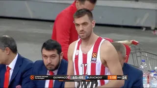 Zach LeDay 28 Pts highlights (Olympiacos - Buducnost: 92-70)