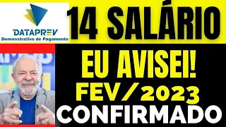 SAIU EM PLENO SÁBADO RESPOSTA  INSS : 14 SALARIO E 13 SALARIO   COM LULA  POMPEU E  PAIM EM 2023