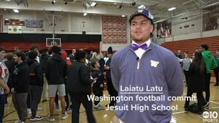 National Signing Day: Washington Huskies land Jesuit High School football star Laiatu Latu