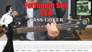 Fortunate Son Bass Tabs - Creedence Clearwater Revival Bass Cover