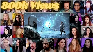 Amazing Reactons to  KRATOS vs THOR God of War Ragnarok   REACTION MASHUP