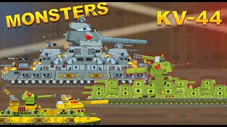 Битва КВ-44 Monsters - Мультики про танки