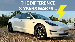 Evolution Comparison: 2024 Tesla Model 3 vs 2021 Refreshed Tesla Model 3