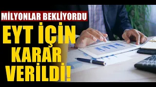 EYT için ayrıntılar belli oldu, Yararlanacaklar Açıklandı