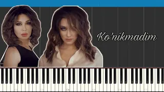 Rayhon & Lola - Ko'nikmadim | Karaoke | Piano cover | #Uydaqoling