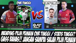 📌PENTING! MENDING PILIH PEMAIN OVR TINGGI ATAU STATISTIK TINGGI? EA SPORT FC 24 MOBILE PERKORO DUNYO