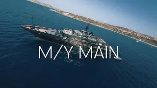 Mega Yacht MAIN of Giorgio Armani - DS Aerial