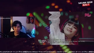 RAISE A SUILEN「A DECLARATION OF ×××」ライブFull映像【BanG Dream! 7th☆LIVE】 | SARJANA MUSIK REACT