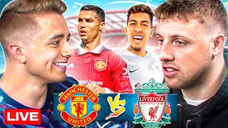 MANCHESTER UTD 2-1 LIVERPOOL ft. W2S and ChrisMD - Pitch Side LIVE!