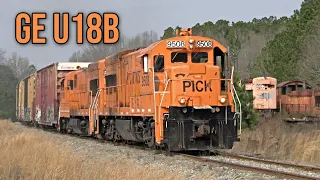 Slim Pickens: Rare GE U18B Locomotives on the Pickens Railway