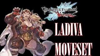 Granblue Fantasy Versus - Ladiva Moveset (Full Video Move List)