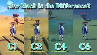 C1 Wanderer to C6 Wanderer comparison!! How Much is the Difference?? gameplay Comparison!!