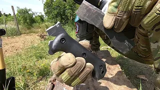 BK7 - KA-BAR BECKER - COMBAT UTILITY - KNIFE DESTRUCTION TEST - UNTIL IT BREAKS -STEEL: 1095 Cro Van