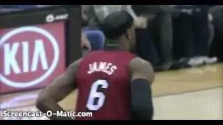 LeBron Cheered in Cleveland!! (3.20.13) Heat @ Cavs 2013