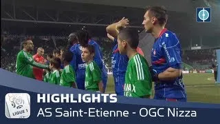 HIGHLIGHTS | AS Saint-Etienne - OGC Nizza (4:0) | Ligue 1 | 27. Spieltag | 02.03.2013