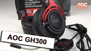 Обзор на игровую гарнитуру AOC GH300!