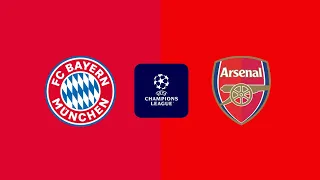 BAYERN vs ARSENAL | UEFA Champions League 23/24 | 1/4 finale retour|Full Match |Efootball Prediction