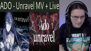 Metalhead Reacts | Ado - Unravel MV + LIVE