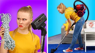 LAZY CLEANING HACKS THAT WILL SAVE YOUR DAY || Genius And Funny Life Hacks by 123 GO! GOLD