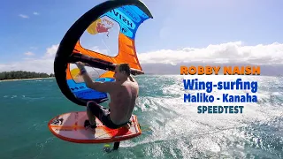 Wing-surfing Maliko to Kanaha