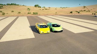 Lamborghini Gallardo SUPERLEGGERA vs DIABLO SV - DRAG RACE! Forza Horizon 3