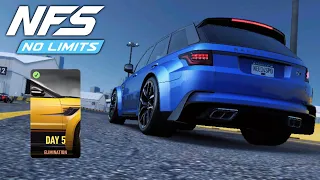 Land Rover Range Rover Sport SVR DAY 5 NFS No Limits Proving Grounds Gameplay Walkthrough