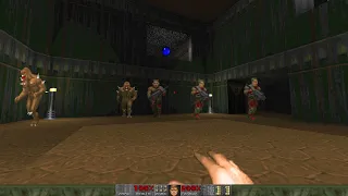 DOOM 100% Walkthrough E1M4 Command Control (UV Difficulty/No Commentary)