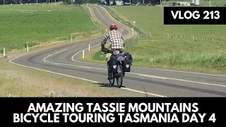 Amazing Tassie Mountains! - Bicycle Touring Tasmania Day 4