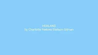 HERLAND By Charlotte Perkins Stetson Gilman Full Audiobook