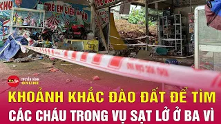 Lời kể nghẹn ngào của người đưa 3 cháu bé thiệt mạng ra ngoài sau sạt lở đất ở Ba Vì | Tin24h