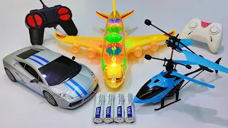Transparent 3D Lights Airplane and Racing Rc Car, Airbus A380, Rc Helicopter, Remote Car, plane, rc,