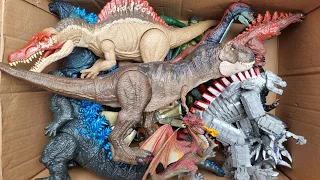 Hunting found T-Rex, Spinosaurus, mechagodzilla, dragon, Therizinosaurus, Kronosaurus, Raptor