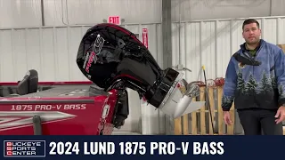 2024 lund 1875 Pro V Bass Boat Walkthrough