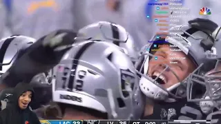 FlightReacts To Raiders Vs Chargers / Week 18 / NFL