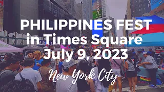 PHILIPPINES FEST the first-ever Filipino street fair in Times Square, New York City