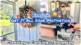 ☀️🍉REALISTIC SUMMER CLEANING ROUTINE | Get It All Done Motivation #cleaningroutine #getitalldone