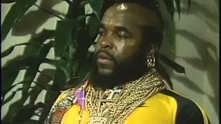 Bobbie Wygant Interviews Mr. T for "D.C. Cab" 11/12/83