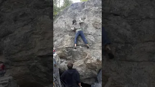 Icarus V1 (FA) ★★★ Arrow Lake, Castlegar BC