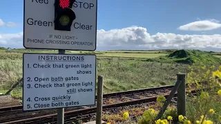 *FIRST VIDEO OF THIS CROSSING* Menary’s Level Crossing (L’ Derry) Saturday 22-05-2021