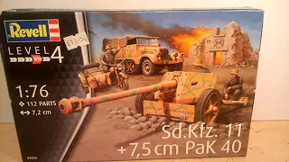 Matchbox Mondays #19 Sd.Kfz 11, PAK 40 and Motorcycle PK-171