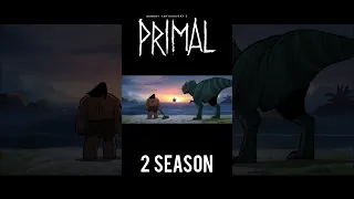 Genndy Tartakovsky's Primal 2 Season Coming This Fall #Shorts