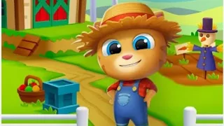 Talking Tom Gold Run Farmer Ginger Gameplay